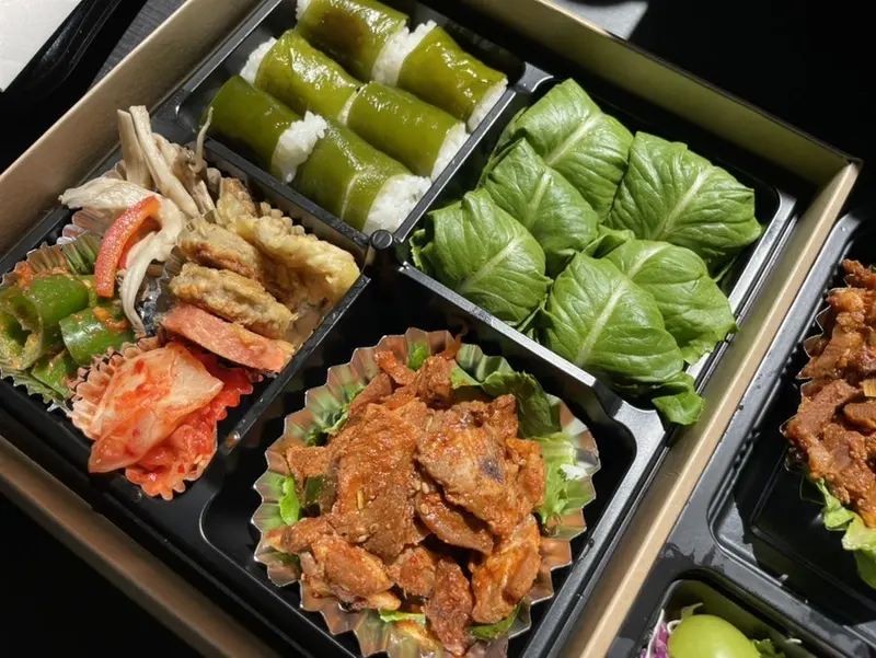 런치바스켓 단체도시락 실제 사진