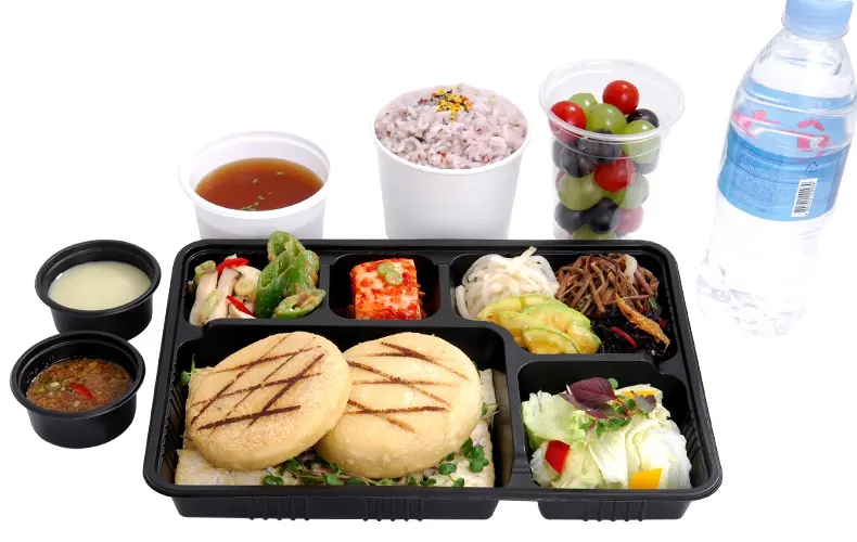 런치바스켓 단체도시락 실제 사진