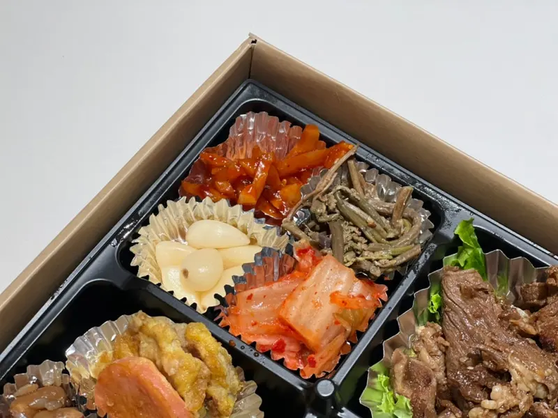 런치바스켓 단체도시락 실제 사진