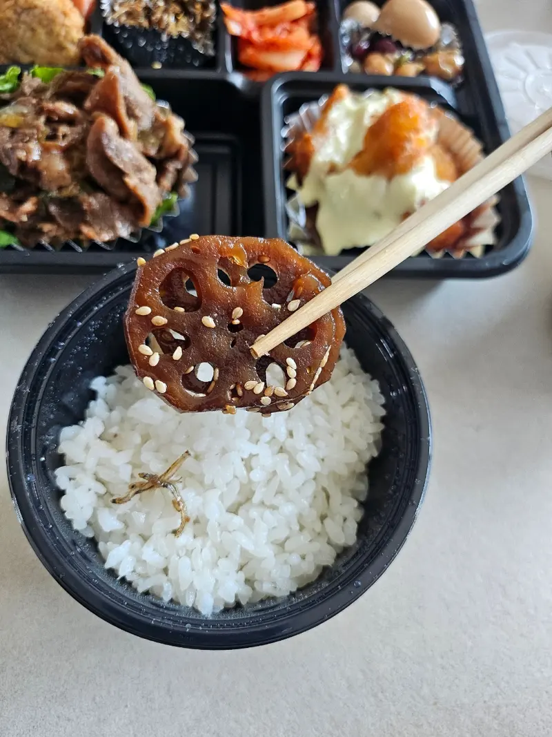 런치바스켓 단체도시락 실제 사진