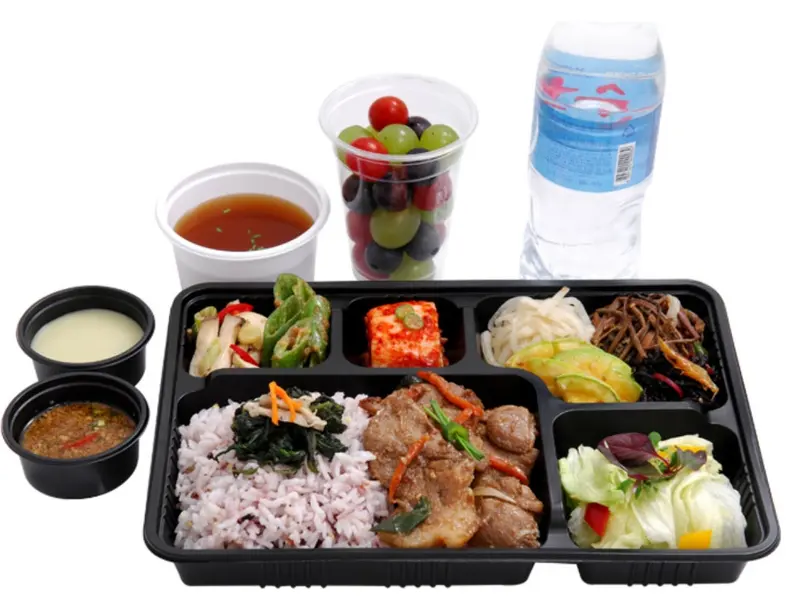 런치바스켓 단체도시락 실제 사진