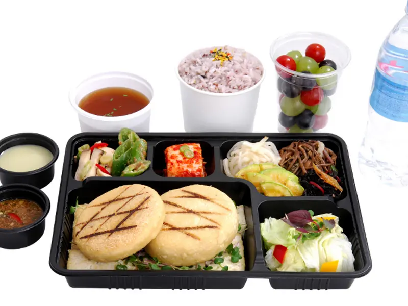 런치바스켓 단체도시락 실제 사진