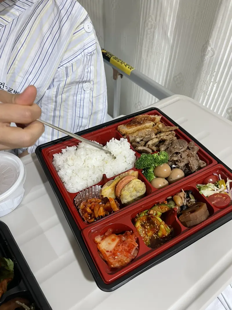런치바스켓 단체도시락 실제 사진