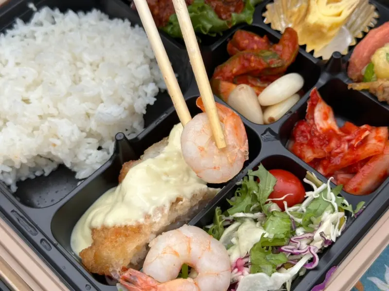 런치바스켓 단체도시락 실제 사진