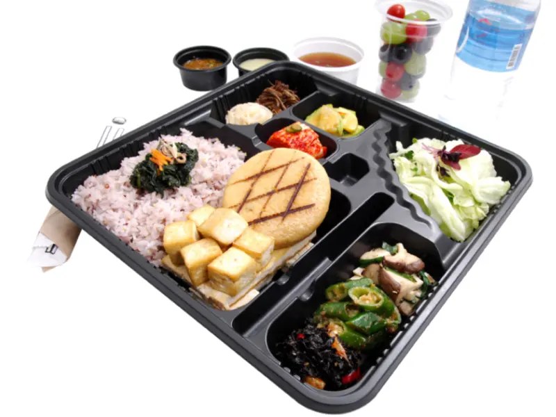 런치바스켓 단체도시락 실제 사진