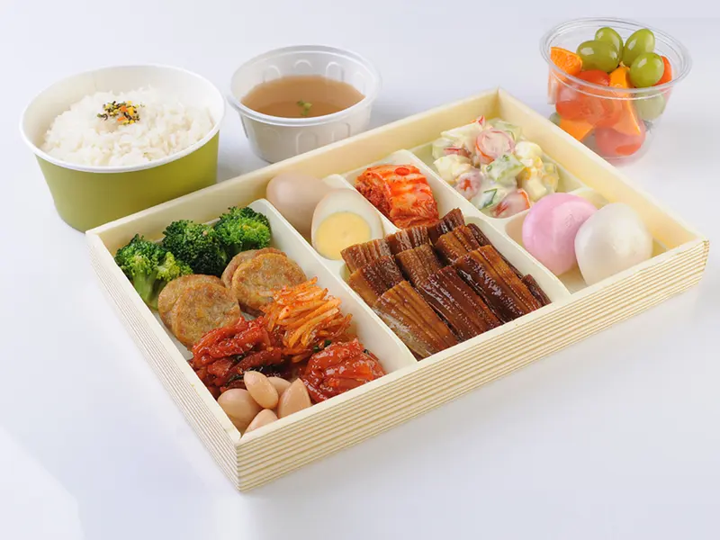런치바스켓 단체도시락 실제 사진