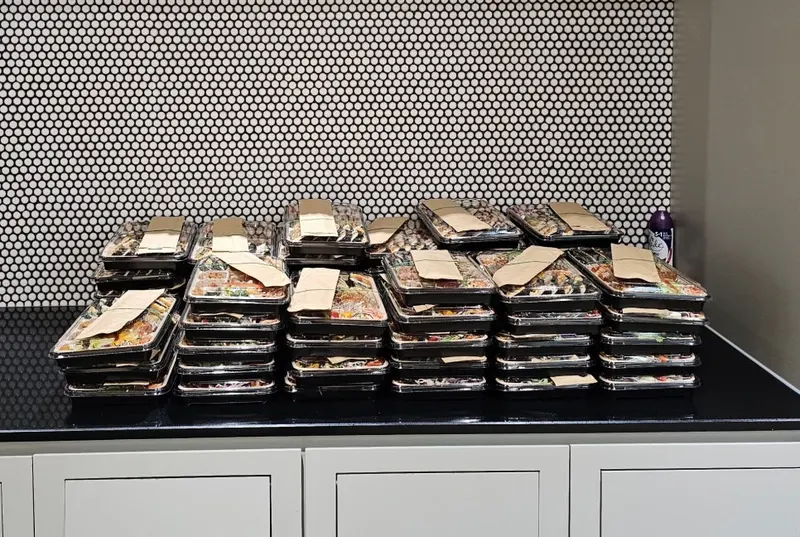 런치바스켓 단체도시락 실제 사진