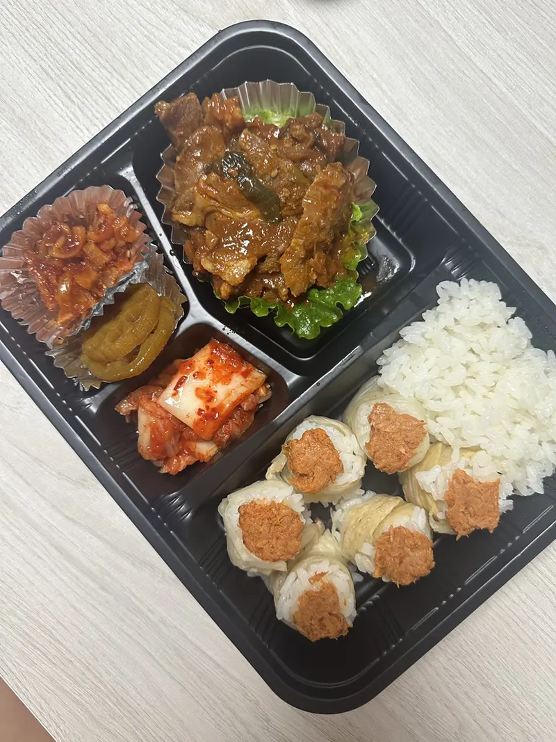 런치바스켓 단체도시락 실제 사진