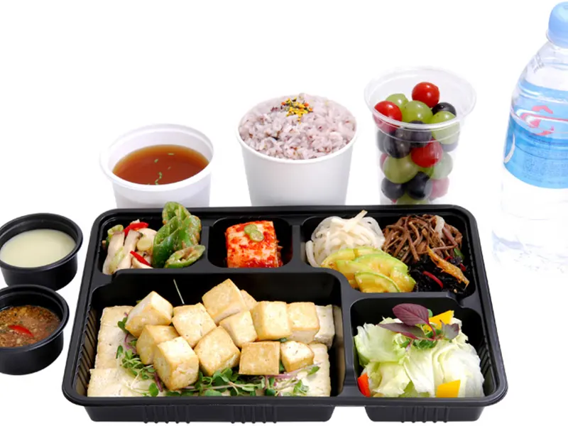 런치바스켓 단체도시락 실제 사진