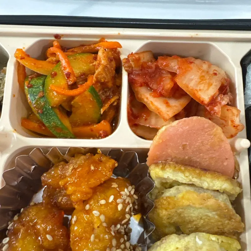 런치바스켓 단체도시락 실제 사진