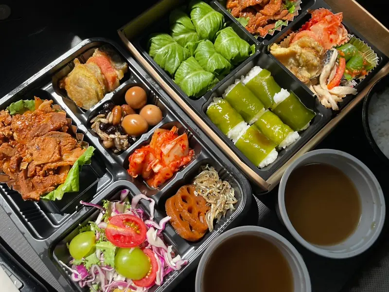 런치바스켓 단체도시락 실제 사진
