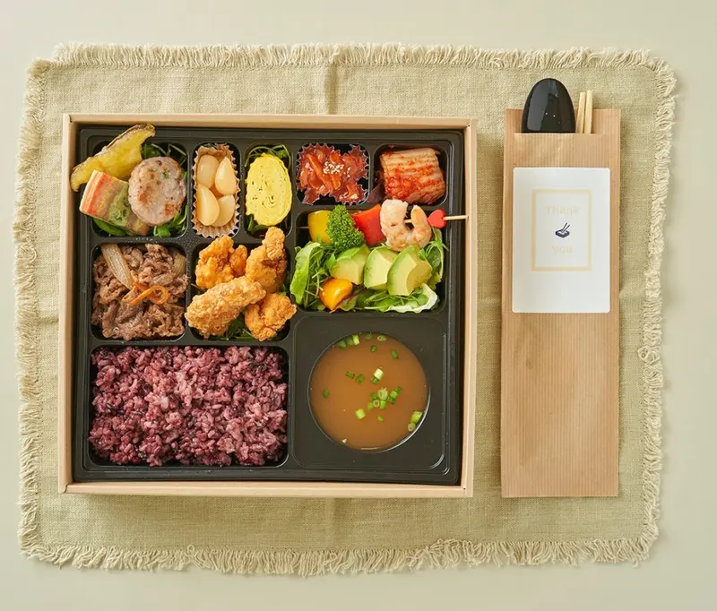 런치바스켓 단체도시락 실제 사진