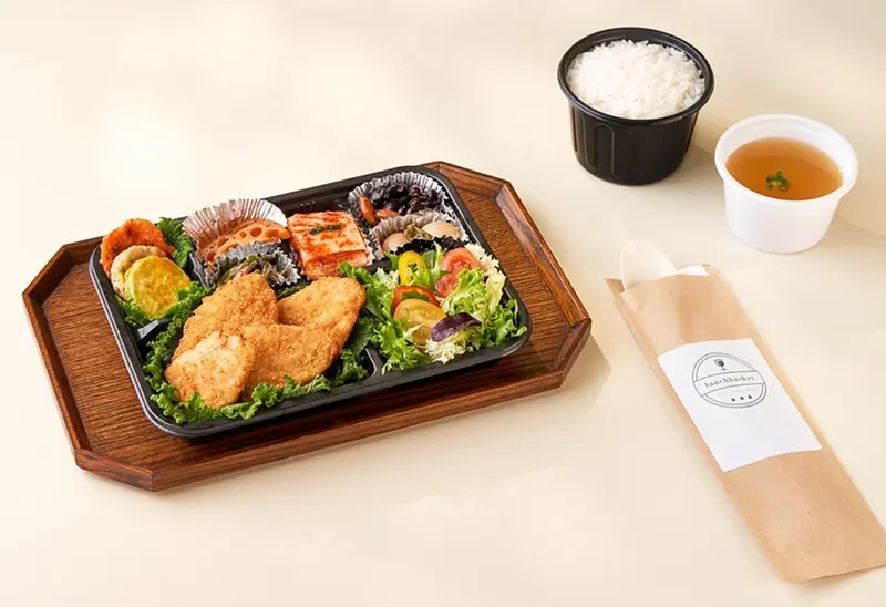 런치바스켓 단체도시락 실제 사진