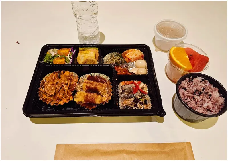런치바스켓 단체도시락 실제 사진