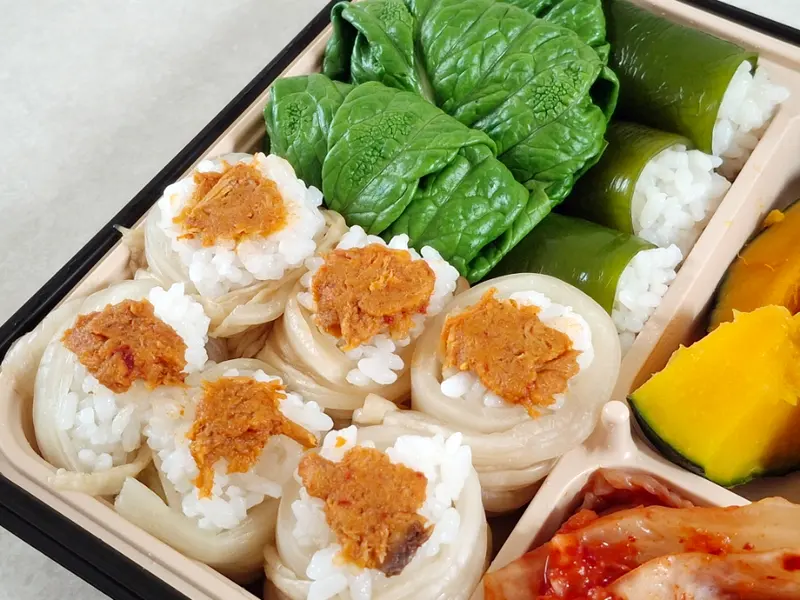 런치바스켓 단체도시락 실제 사진