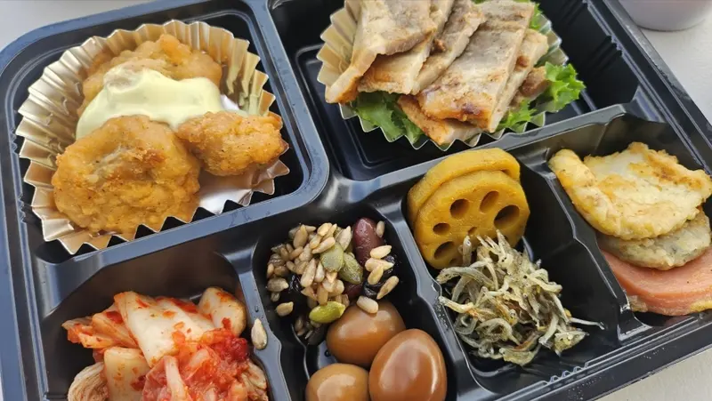 런치바스켓 단체도시락 실제 사진