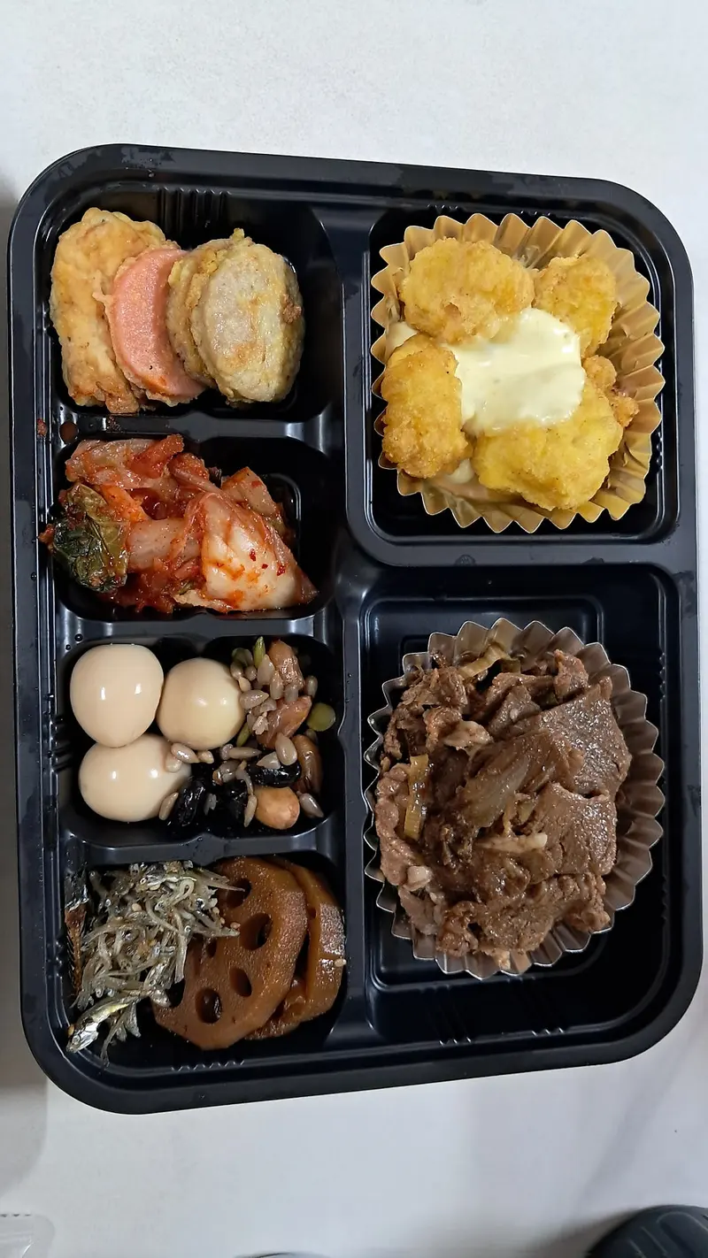 런치바스켓 단체도시락 실제 사진