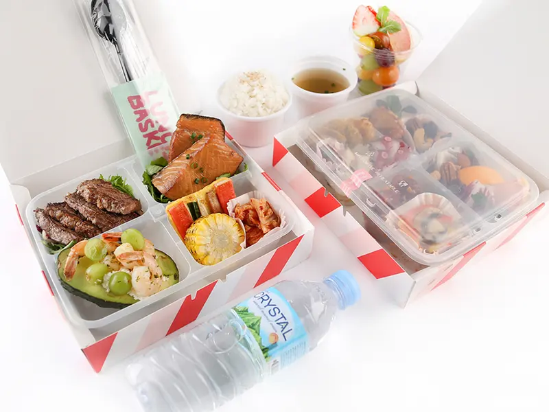 런치바스켓 단체도시락 실제 사진