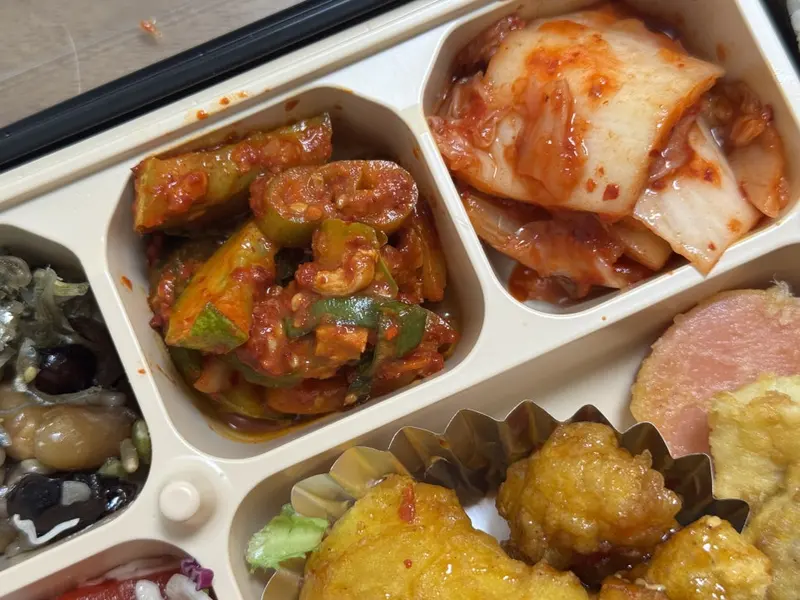 런치바스켓 단체도시락 실제 사진