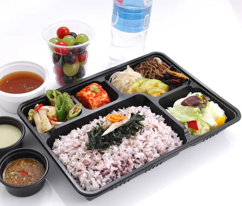 런치바스켓 단체도시락 실제 사진