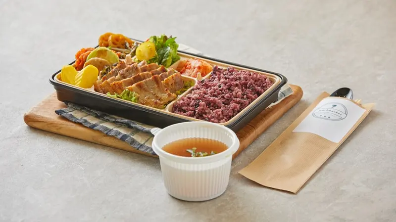 런치바스켓 단체도시락 실제 사진