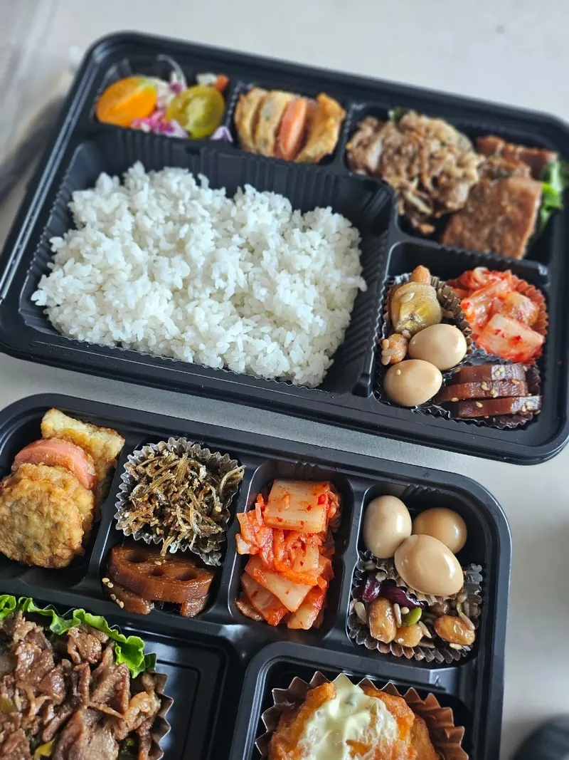 런치바스켓 단체도시락 실제 사진