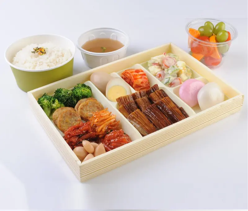 런치바스켓 단체도시락 실제 사진