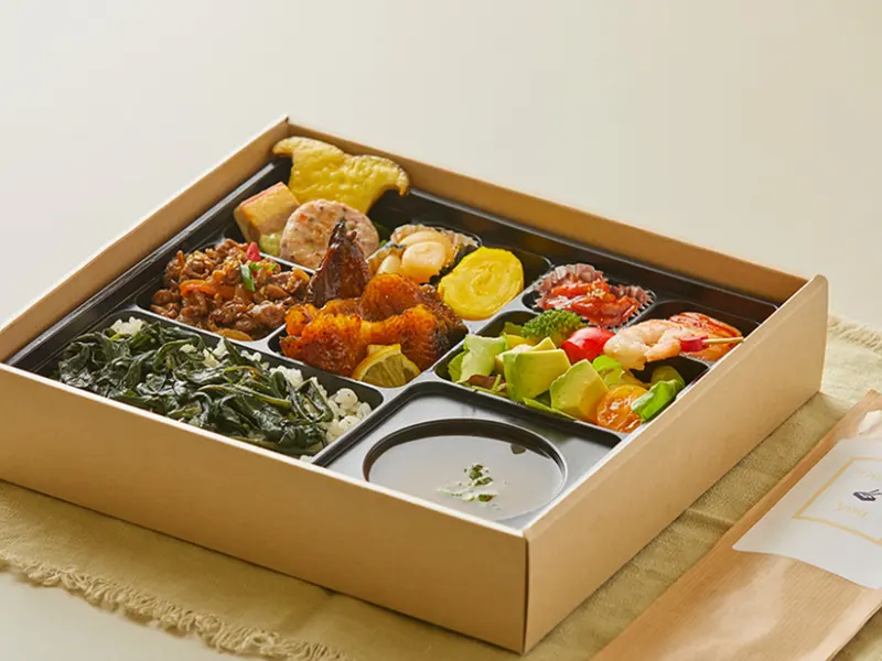 런치바스켓 단체도시락 실제 사진
