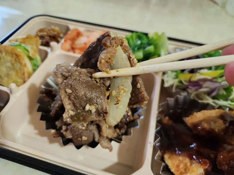 런치바스켓 단체도시락 실제 사진