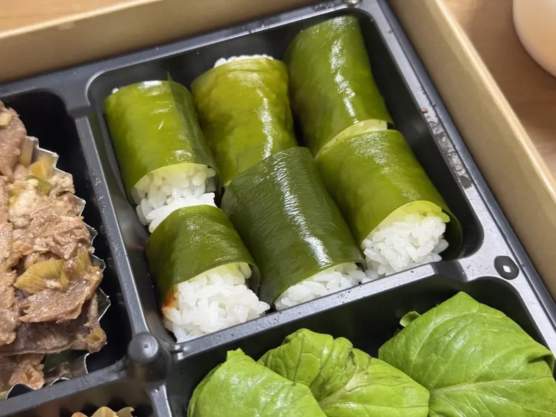 런치바스켓 단체도시락 실제 사진