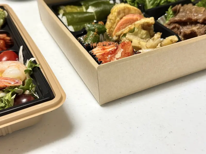 런치바스켓 단체도시락 실제 사진