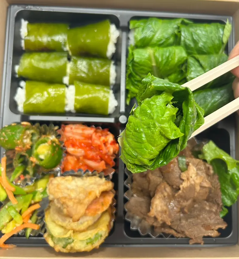 런치바스켓 단체도시락 실제 사진