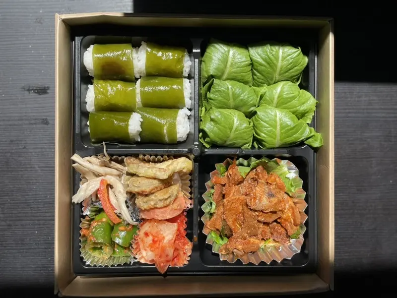 런치바스켓 단체도시락 실제 사진