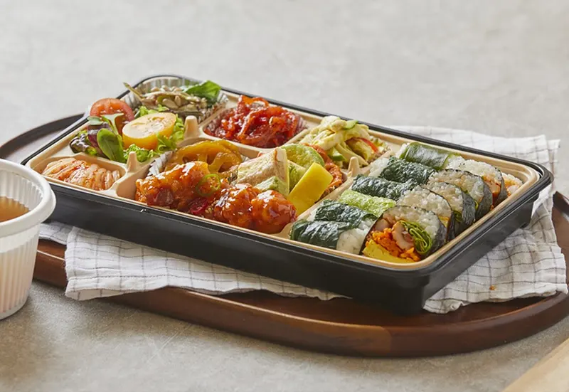 런치바스켓 단체도시락 실제 사진