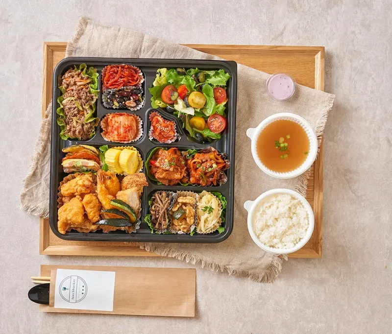 런치바스켓 단체도시락 실제 사진