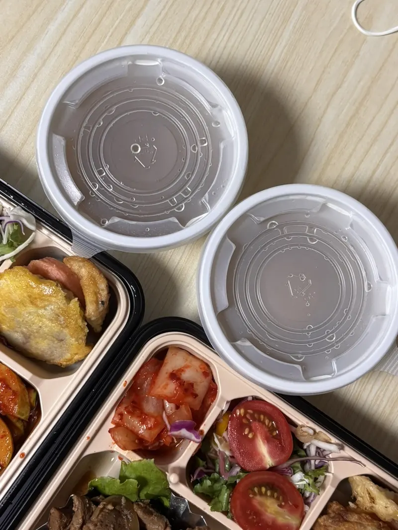 런치바스켓 단체도시락 실제 사진
