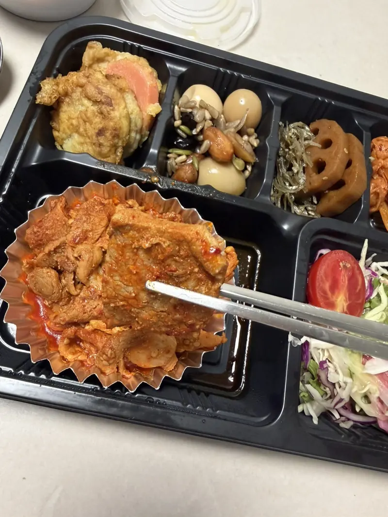 런치바스켓 단체도시락 실제 사진