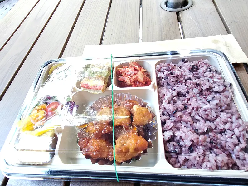 런치바스켓 단체도시락 실제 사진