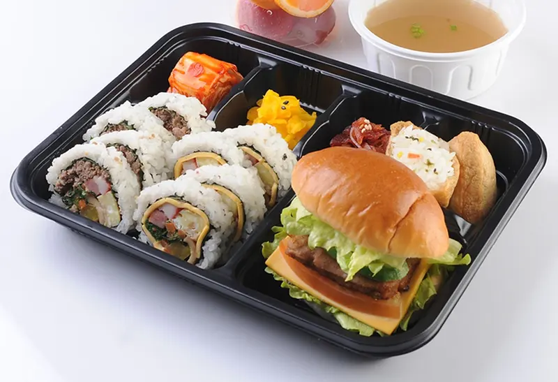 런치바스켓 단체도시락 실제 사진