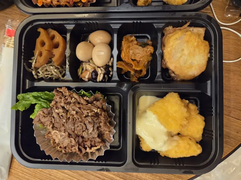 런치바스켓 단체도시락 실제 사진