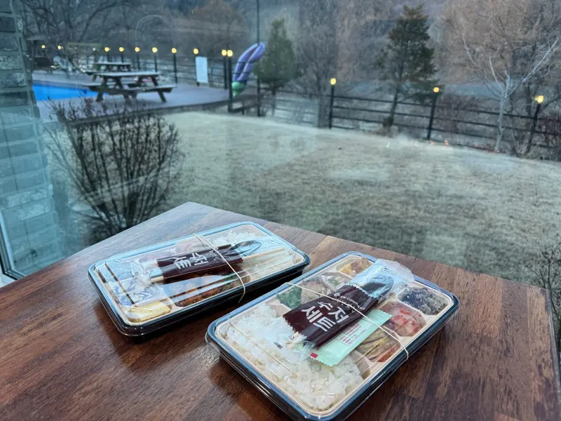 런치바스켓 단체도시락 실제 사진