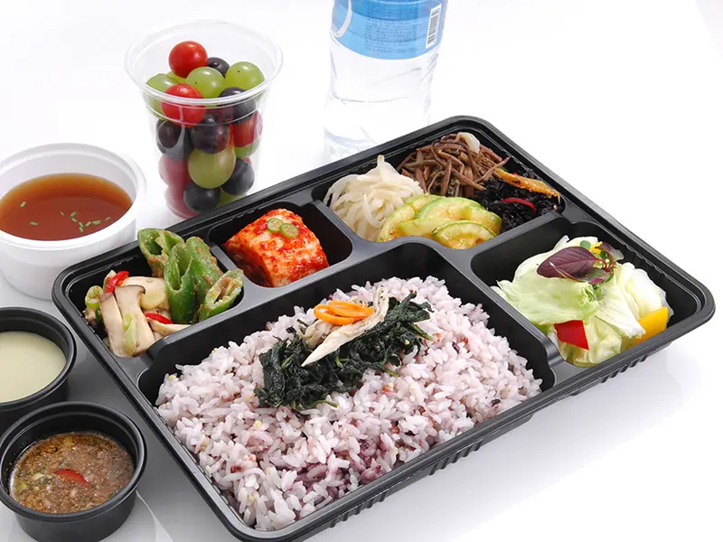런치바스켓 단체도시락 실제 사진