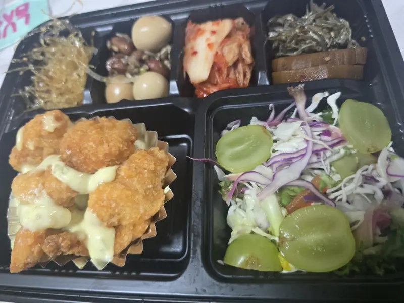 런치바스켓 단체도시락 실제 사진