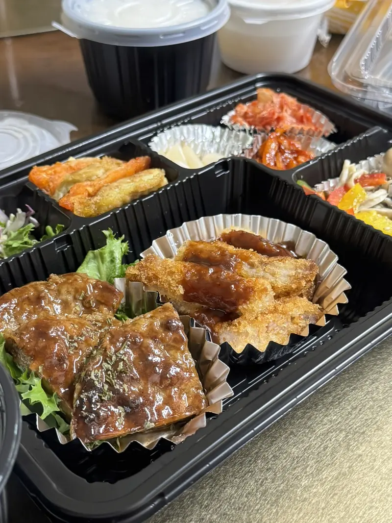 런치바스켓 단체도시락 실제 사진