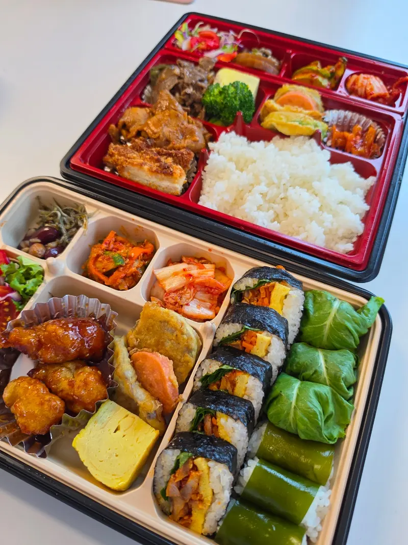 런치바스켓 단체도시락 실제 사진