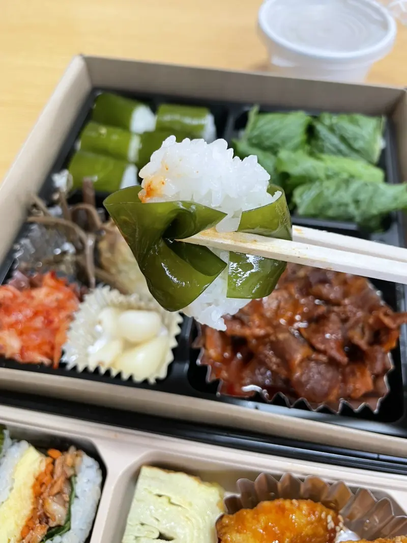 런치바스켓 단체도시락 실제 사진