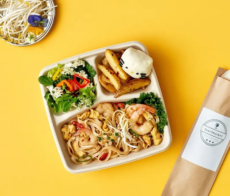 런치바스켓 단체도시락 실제 사진