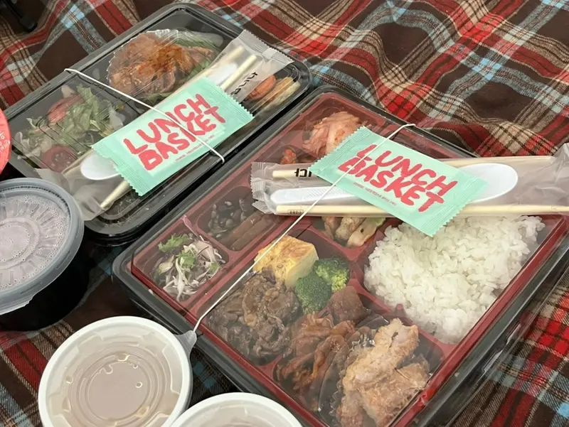 런치바스켓 단체도시락 실제 사진