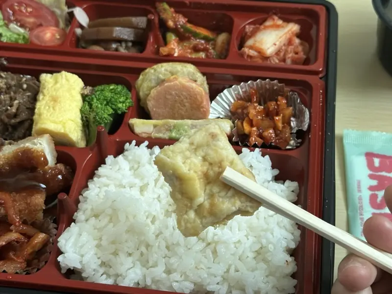 런치바스켓 단체도시락 실제 사진
