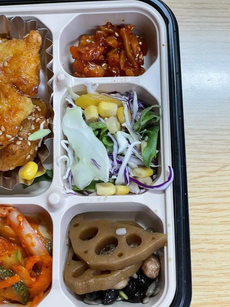 런치바스켓 단체도시락 실제 사진